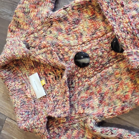 Rare Anthro Leifsdottir Long Sleeve Button Front Wool Blend Cardigan, XXS/XS - Picture 2 of 16